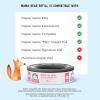 imageAmazon Brand  Mama Bear Blossoms Scented Diaper Pail Refills for Diaper Genie Pails 2160 Count 8 Packs of 270 Count270 Count Pack of 4