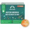 imageAmazon Brand  Mama Bear Boys Nighttime Bedwetting Underwear for Overnight Protection Hypoallergenic Size LXL 60125 lbs 38 Count WhiteBoys