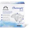 imageAmazon Brand  Mama Bear Disposable Overnight Baby Diapers Hypoallergenic Night Time Protection Size 4 74 Count WhiteSize 5 62 Count