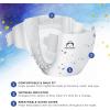 imageAmazon Brand  Mama Bear Disposable Overnight Baby Diapers Hypoallergenic Night Time Protection Size 4 74 Count WhiteSize 5 62 Count