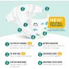imageAmazon Brand  Mama Bear Gentle Touch Diapers Size 1 196 Count 4 packs of 49Size 4 148 Count