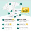 imageAmazon Brand  Mama Bear Gentle Touch Diapers Size 1 196 Count 4 packs of 49Size 6 27 Count