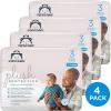imageAmazon Brand  Mama Bear Plush Protection Diapers  Size Newborn One Month Supply Hypoallergenic Premium Disposable Baby Diapers 128 Count Pack of 4 White and Cloud DreamsSize 3 160 Count