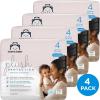 imageAmazon Brand  Mama Bear Plush Protection Diapers  Size Newborn One Month Supply Hypoallergenic Premium Disposable Baby Diapers 128 Count Pack of 4 White and Cloud DreamsSize 4 144 Count