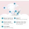 imageAmazon Brand  Mama Bear Plush Protection Diapers  Size Newborn One Month Supply Hypoallergenic Premium Disposable Baby Diapers 128 Count Pack of 4 White and Cloud DreamsSize 1 54 Count