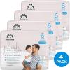 imageAmazon Brand  Mama Bear Plush Protection Diapers  Size Newborn One Month Supply Hypoallergenic Premium Disposable Baby Diapers 128 Count Pack of 4 White and Cloud DreamsSize 6 100 Count