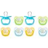 imageAmazon Brand  Mama Bear GlowintheDark Baby Pacifier Stage 1 06M BPA Free Assorted Colors Pack of 44 Count Pack of 2