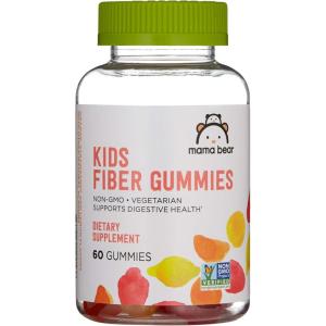 imageAmazon Brand  Mama Bear  Kids Fiber Gummies  Supports Digestive Health Orange 60 Count60 Count Pack of 1