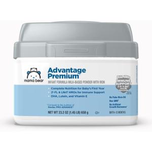 imageAmazon Brand  Mama Bear Advantage Premium Baby Formula Powder 2FL HMO LNnT HMOs for Immune Support NonGMO 232 oz 145 pound Pack of 1145 Pound Pack of 1