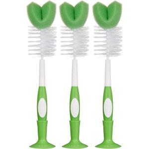 imageAmazon Brand  Mama Bear Bottle Brush Pack of 3 White3 Count Pack of 12