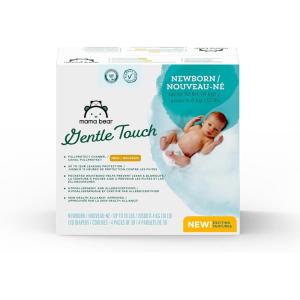 imageAmazon Brand  Mama Bear Gentle Touch Diapers Size 1 196 Count 4 packs of 49Newborn 120 Count