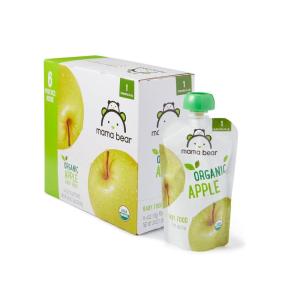 imageAmazon Brand  Mama Bear Organic Baby Food Stage 2 Mango Apple Carrot Peach 4 ounce Pack of 12Stage 1