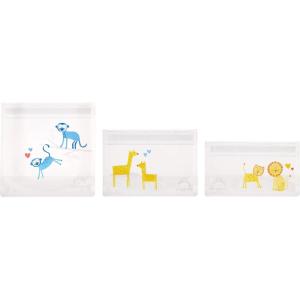 imageAmazon Brand  Mama Bear Reusable Snack Bags Hook and Loop One Size 6packOne Size