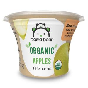 imageAmazon Brand  Mama Bear Organic Baby Food Apples vegetarian 4 ounce Pack of 1 CupApple