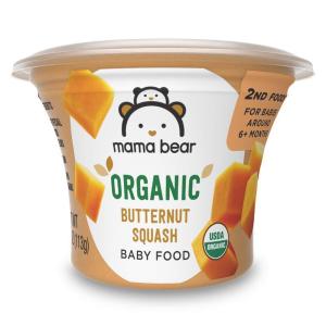 imageAmazon Brand  Mama Bear Organic Baby Food Apples vegetarian 4 ounce Pack of 1 CupButternut Squash