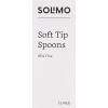 imageAmazon Brand  Solimo Soft Tip Baby Spoons Pack of 12 Multicolor