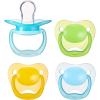 imageAmazon Brand  Mama Bear Baby Pacifier Stage 1 06M BPA Free Assorted Colors Pack of 4