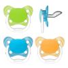 imageAmazon Brand  Solimo Orthodontic Baby Pacifier Stage 1 06M BPA Free Assorted Colors Pack of 4